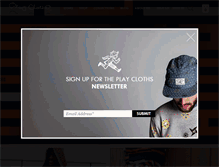 Tablet Screenshot of playcloths.com